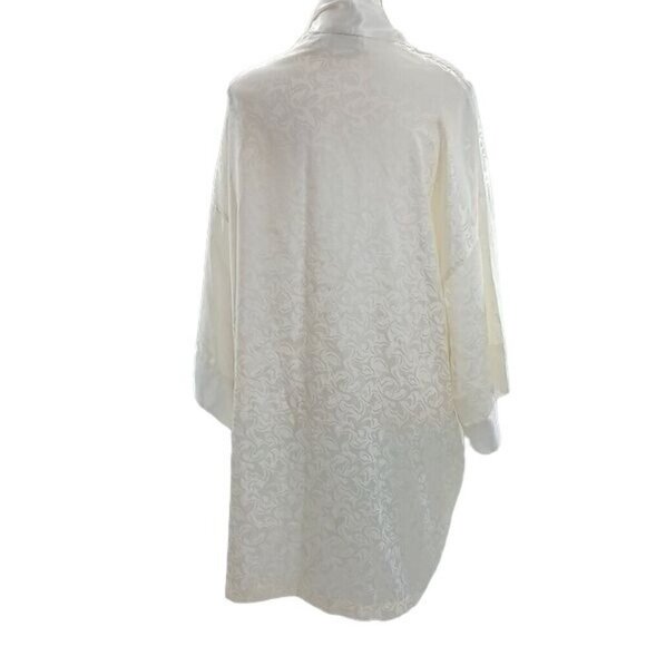 Vintage Victoria's Secret Robe Cream Gold Label One Size Womens - Picture 5 of 6